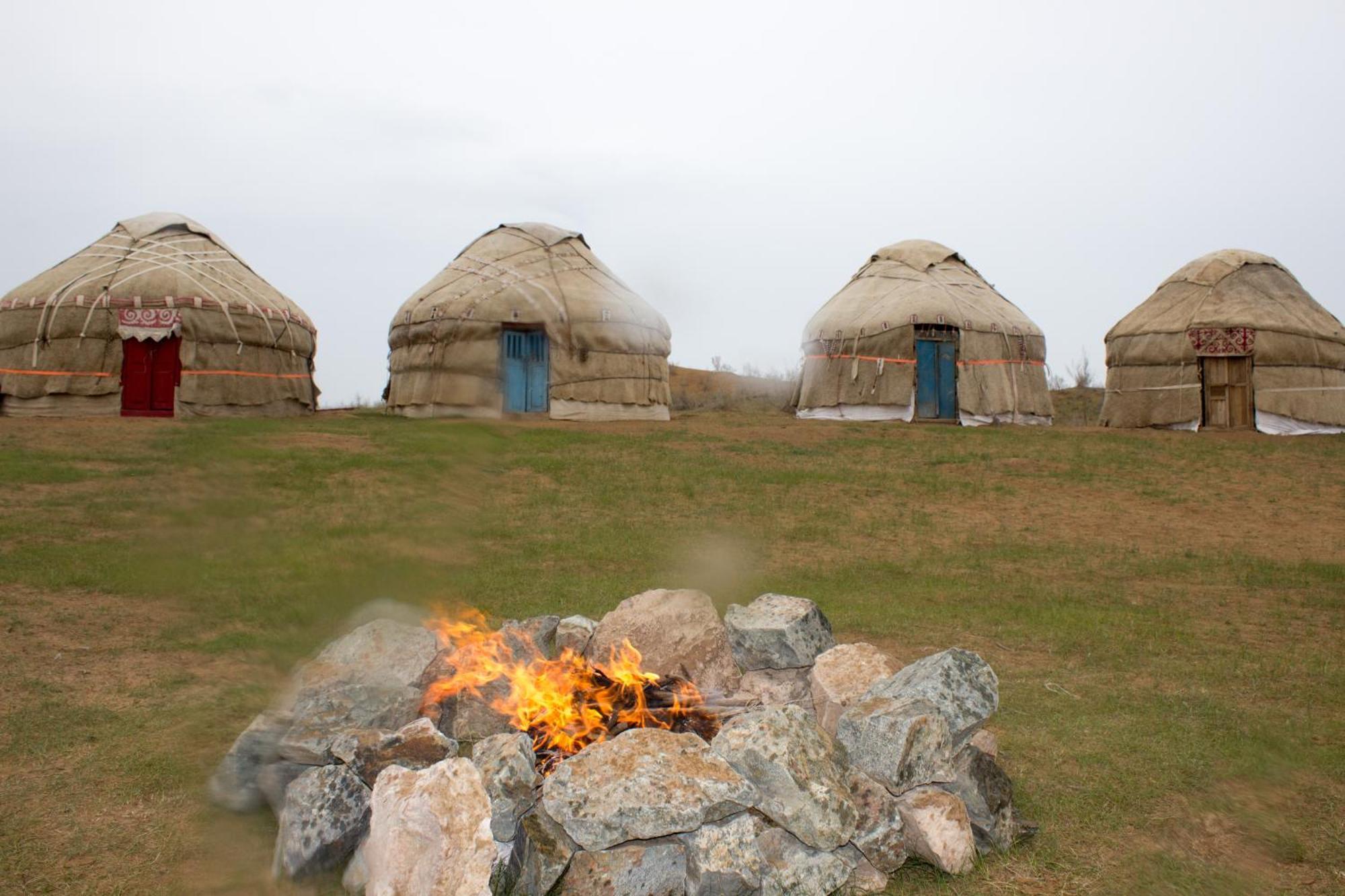 Отель Authentic Uzbek Yurt Camp Eco-Friendly Nurota Экстерьер фото